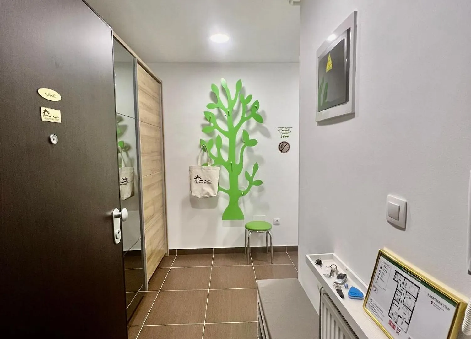 Apartman Tian location